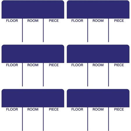 TABBIES Moving Labels - Blue - Pack of 86 TAB30601